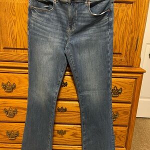 Classic Blue Women's Jeans American Eagle “Kick Boot” SZ 14 XL LIKE NEW